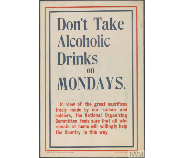 Booze in WWI